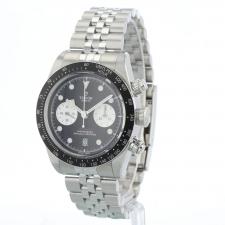 Gents Tudor Black Bay Chrono 79360N Steel case with Black dial