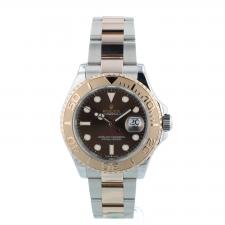 Gents Rolex Yacht-Master 40 126621 18ct Rose Gold Stainless Steel case with Chocolate dial