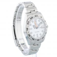 Gents Rolex Explorer II 216570 Stainless Steel case with White dial