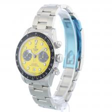 Gents Tudor Black Bay Chrono 39 79310N Steel case with Yellow dial