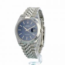 Gents Rolex Datejust 41 126300 Steel case with Blue dial