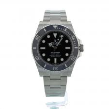 Gents Rolex Submariner Non Date 124060 Steel case with Black dial