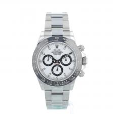 Gents Rolex Daytona 116500LN Steel case with White dial