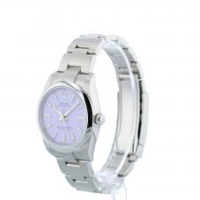 Ladies Rolex Oyster Perpetual 34 124200 Steel case with Lavender dial