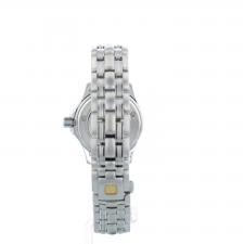 Ladies Omega Seamaster 21230286101001 Steel case with Black Wave dial