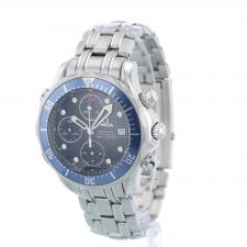 Gents Omega Seamaster Chrono 22258000 Steel case with Blue Wave dial