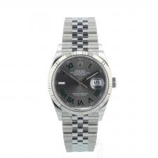 Gents Rolex Datejust 36 126234 Steel case with Wimbledon dial