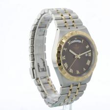 Gents Tudor Tudor Royal 28603 Gold Plated   Stainless Steel case with Chocolate dial