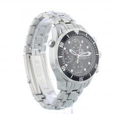 Gents Omega Seamaster 213.30.42.40.01.001 Stainless Steel case with Black Wave dial
