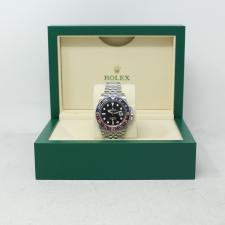 Gents Rolex GMT Master II 126710BLRO Steel case with Black dial