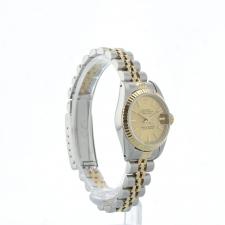 Ladies Rolex Datejust 69173 18ct Yellow Gold   Stainless Steel case with Gilt dial