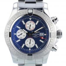 Gents Breitling Super Avenger II A1337111 Stainless Steel case with Blue dial