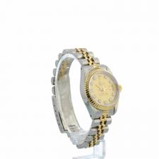 Ladies Rolex DateJust 69173 18ct Yellow Gold   Stainless Steel case with Gilt   Diamond dial