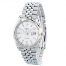 Gents Rolex Datejust 41 126334 Stainless Steel case with Silver dial