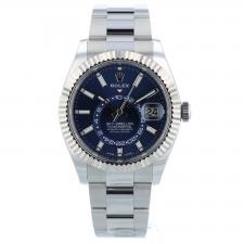Gents Rolex Sky Dweller 326934 Stainless Steel case with Blue dial