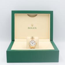 Ladies Rolex DateJust 31 278278 18ct Yellow Gold case with White dial