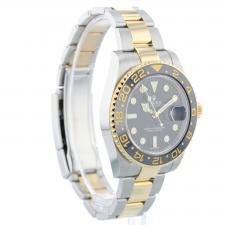 Gents Rolex GMT Master II 116713LN 18ct Yellow Gold Stainless Steel case with Black dial
