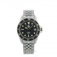 Gents Tag Heuer 1000 980.013L Steel case with Black dial