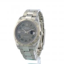 Gents Rolex Datejust 41 126334 Steel case with Slate dial
