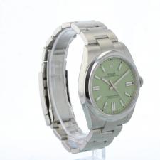 Gents Rolex Oyster Perpetual 41 134300 Steel case with Pistachio dial
