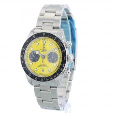 Gents Tudor Black Bay Chrono 39 79310N Steel case with Yellow dial