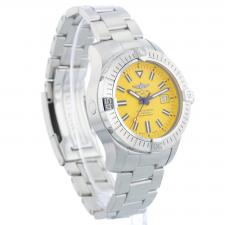 Gents Breitling Sea Wolf A17319 Stainless Steel case with Yellow dial