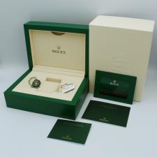 Ladies Rolex DateJust 31 278278 18ct Yellow Gold case with Dark Grey Diamond Set dial