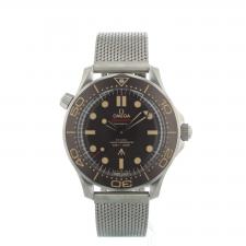 Gents Omega Seamaster 210.90.42.20.01.001 Titanium case with Tropical dial