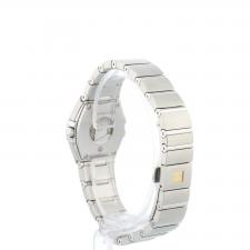 Ladies Omega Constellation 12315246051001 Steel case with Black Diamond dial