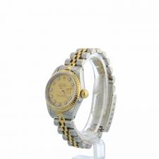 Ladies Rolex DateJust 69173 18ct Yellow Gold   Stainless Steel case with Gilt   Diamond dial