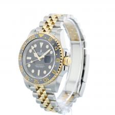 Gents Rolex GMT Master II 126713GRNR 18ct Yellow Gold Stainless Steel case with Black dial