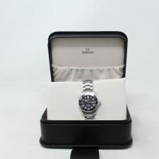 Gents Omega Seamaster 22625000 Steel case with Black Wave dial