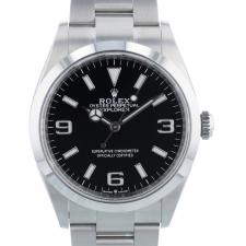 Gents Rolex Explorer 124270 Steel case with Black dial