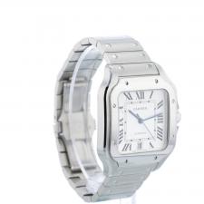 Gents Cartier Santos WSSA0018 Steel case with Silver dial