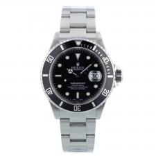 Gents Rolex Submariner Date 16610 Steel case with Black dial
