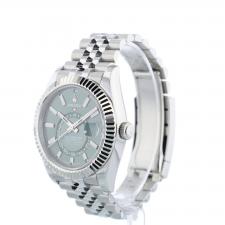 Gents Rolex Sky Dweller 336934 Stainless Steel case with Green dial