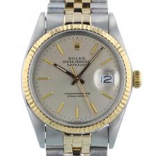 Gents Rolex DateJust 16013 18ct Yellow Gold   Stainless Steel case with Grey dial