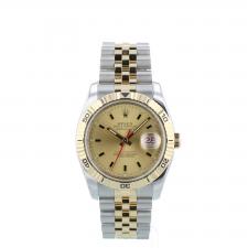 Gents Rolex Turnograph 116263 18ct Yellow Gold   Stainless Steel case with Gilt dial