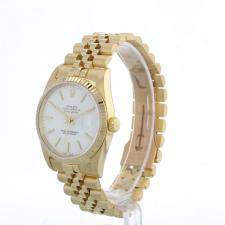Gents Rolex Datejust 16238 18ct Yellow Gold case with White dial