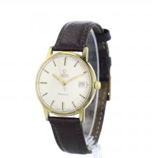 Gents Omega Geneve Gold Plated Stainless Steel case with Silver dial