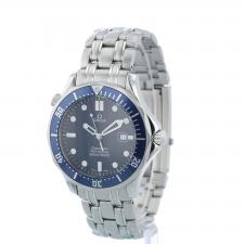 Gents Omega Seamaster Diver 300 25418000 Steel case with Blue Wave dial