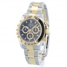 Gents Rolex Daytona 126503 18ct Yellow Gold Stainless Steel case with Black dial