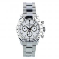 Gents Rolex Daytona 116520 Stainless Steel case with White dial