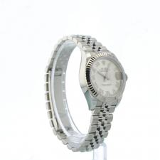 Ladies Rolex DateJust 28 279174 Steel case with Silver dial