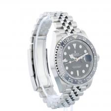 Gents Rolex GMT Master II 126710GRNR Stainless Steel case with Black dial