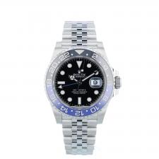 Gents Rolex GMT Master II 126710BLNR Stainless Steel case with Black dial