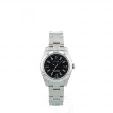 Ladies Rolex Oyster Perpetual 176200 Steel case with Black dial