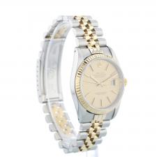 Gents Rolex Datejust 16233 18ct Yellow Gold   Stainless Steel case with Champagne Jubilee dial