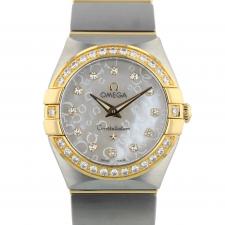 Ladies Omega Constellation 12325246055010 18ct Yellow Gold   Stainless Steel case with MOP Diamond dial