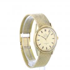 Gents Omega Constellation 23655436 18 CT case with Gilt dial